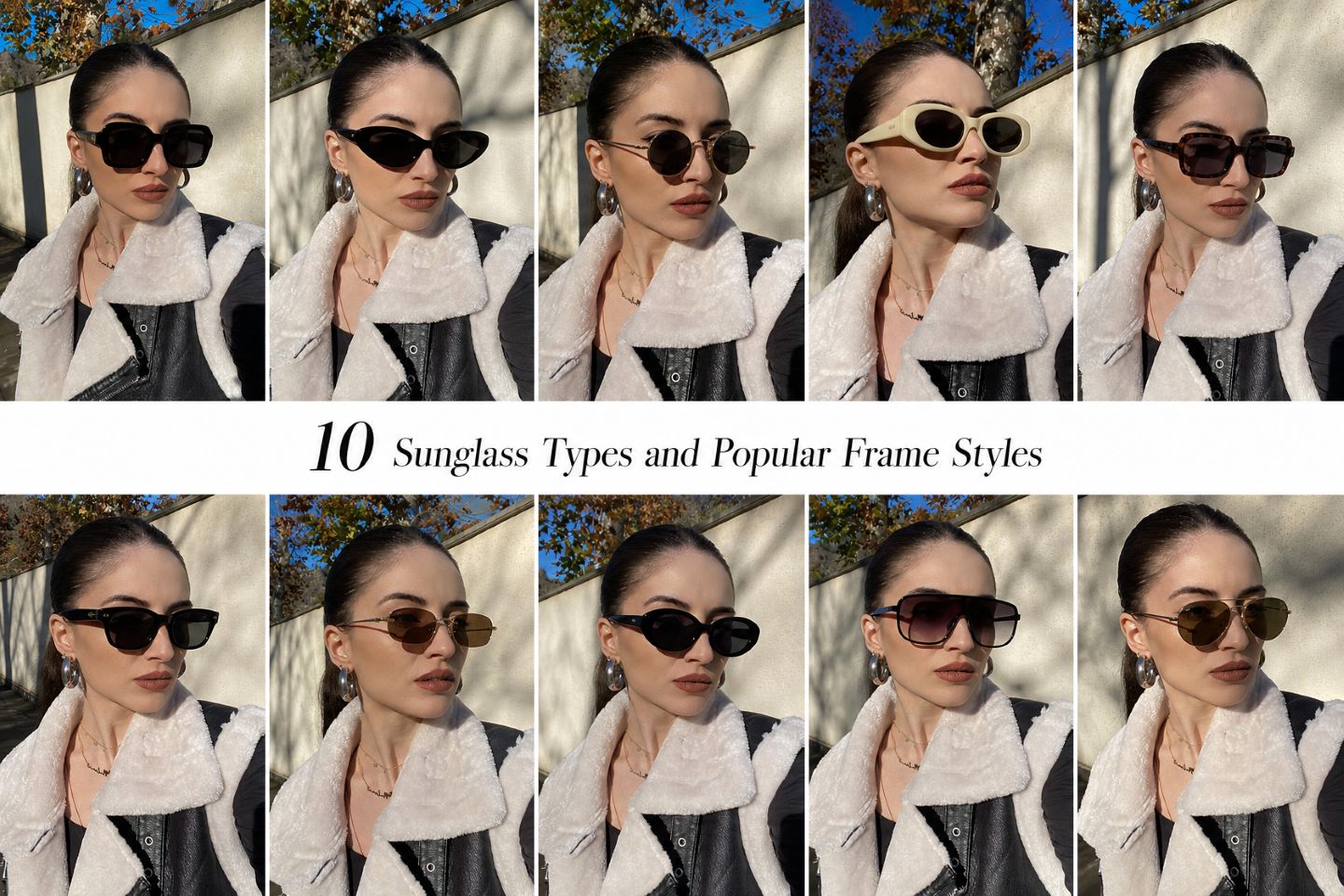 10 Sunglass Types and Popular Frame Styles