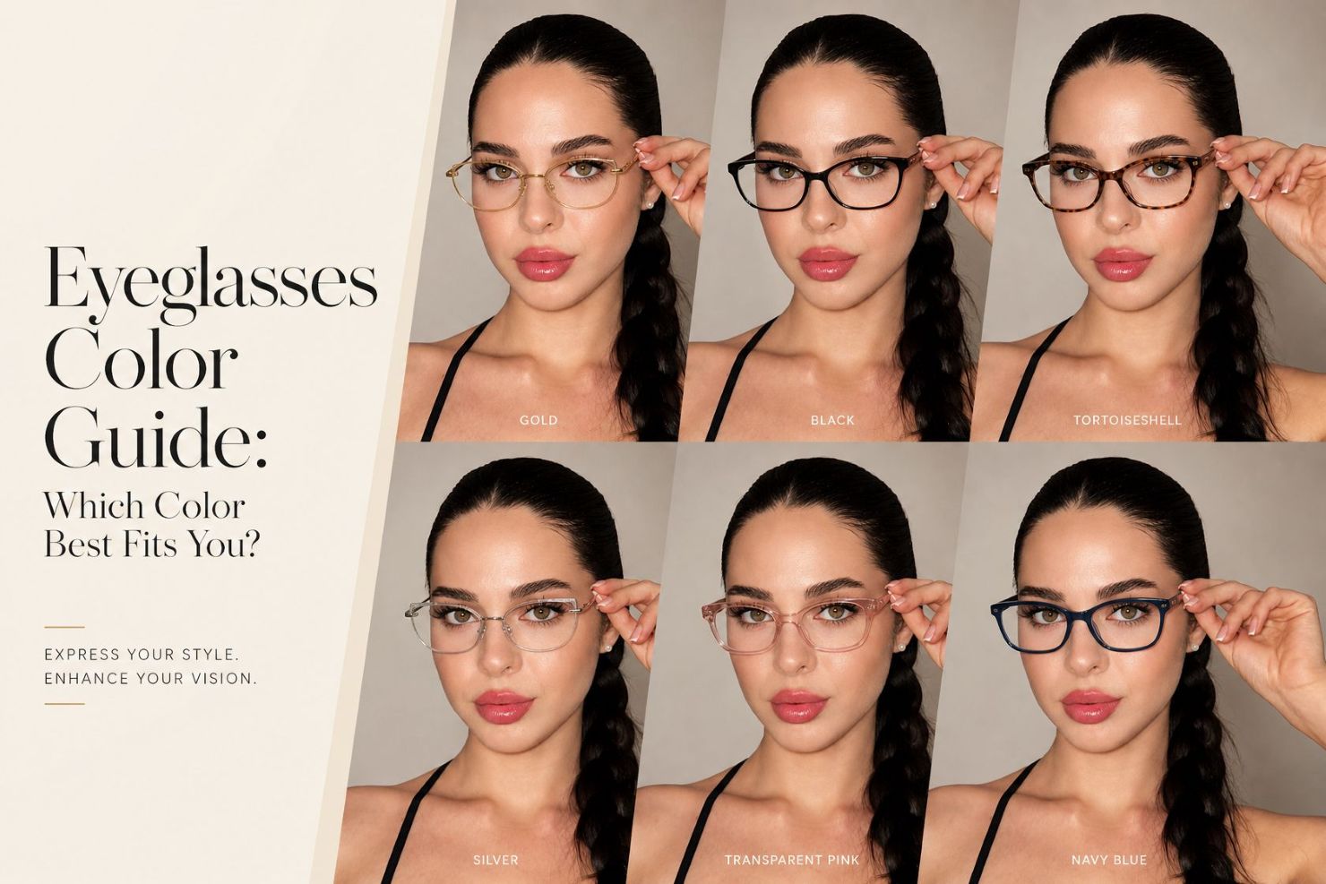 Eyeglasses Color Guide: Which Color Best Fits You?