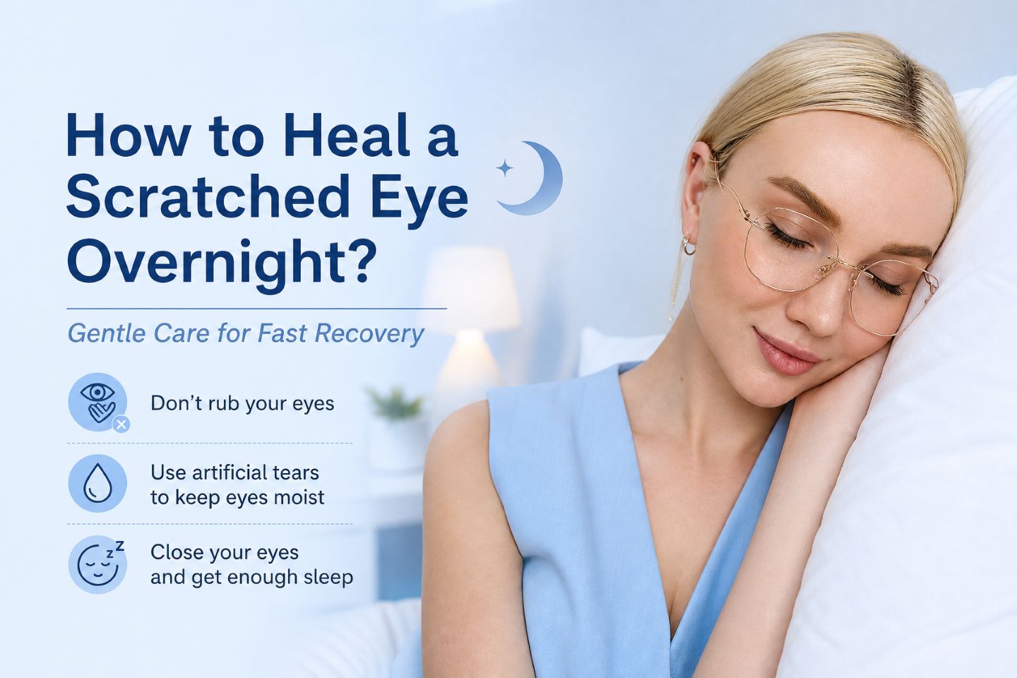 How to Heal a Scratched Eye Overnight?