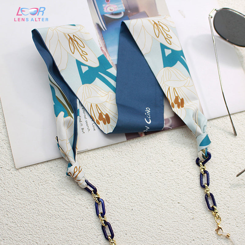 Blue Eyeglasses Chain