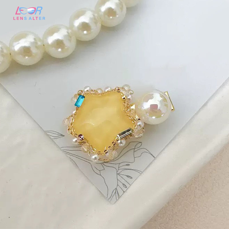 Schwarze Punkte Brillenkette