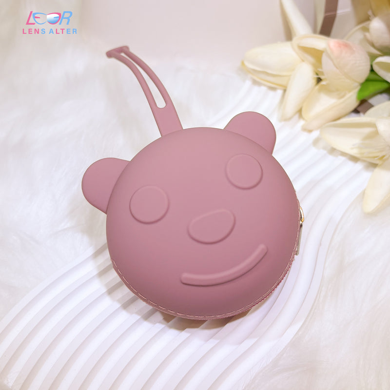 Pink Bear Soft Pouch