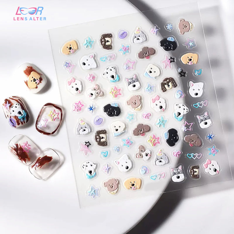 Dog Eyeglasses Sticker