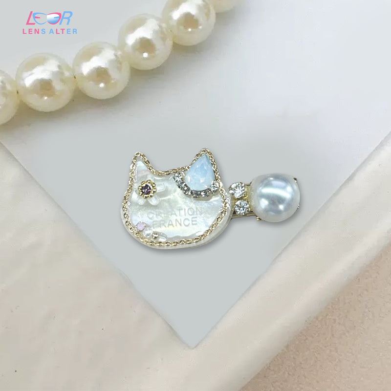 Schwarze Punkte Brillenkette