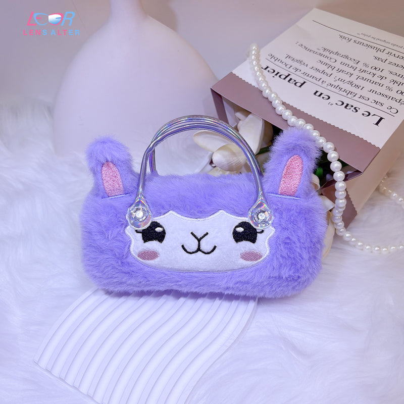 Purple Bunny Glasses Case