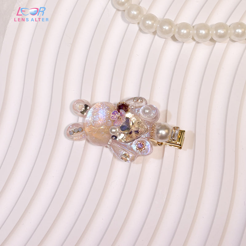 Schwarze Punkte Brillenkette