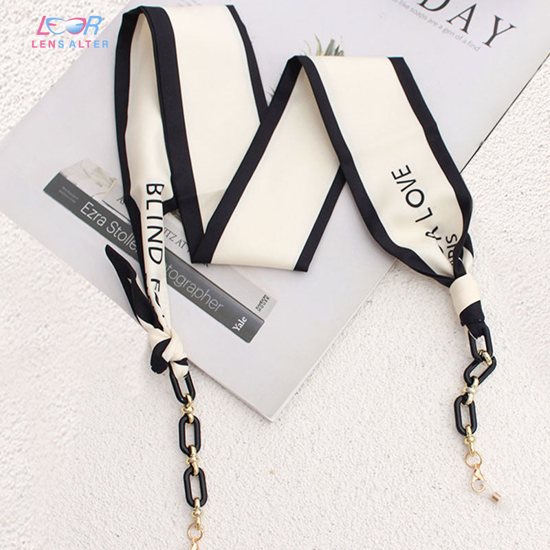 Text Eyeglasses Chain